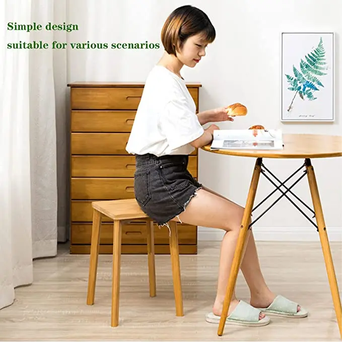 Creative Stool for Bathroom Foldable Step Stool Bamboo Squatty Potty Bamboo Toilet Step Stool