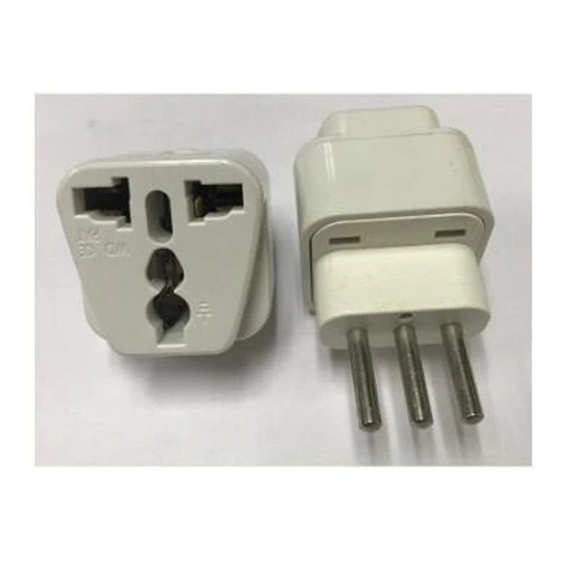 3 pin IT Conversion plug Travel Universal UK/US/EU to Italy Milan Chile Vatican Italian Travel AC Power Adapter Plug Converter