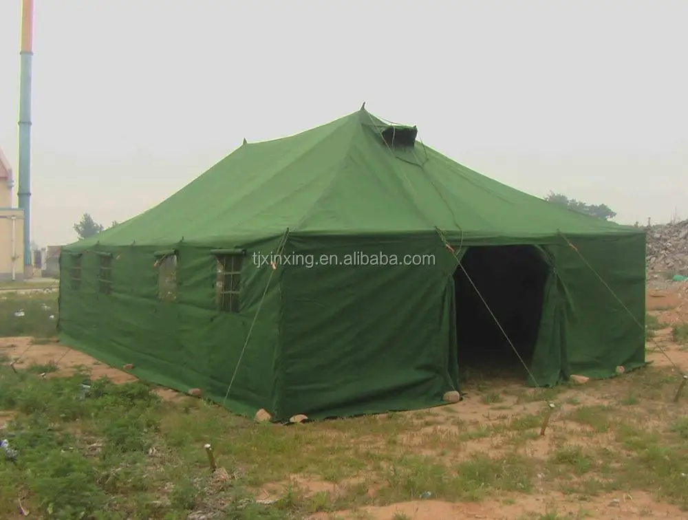 large polyester cotton green outdoor camping hunting tent