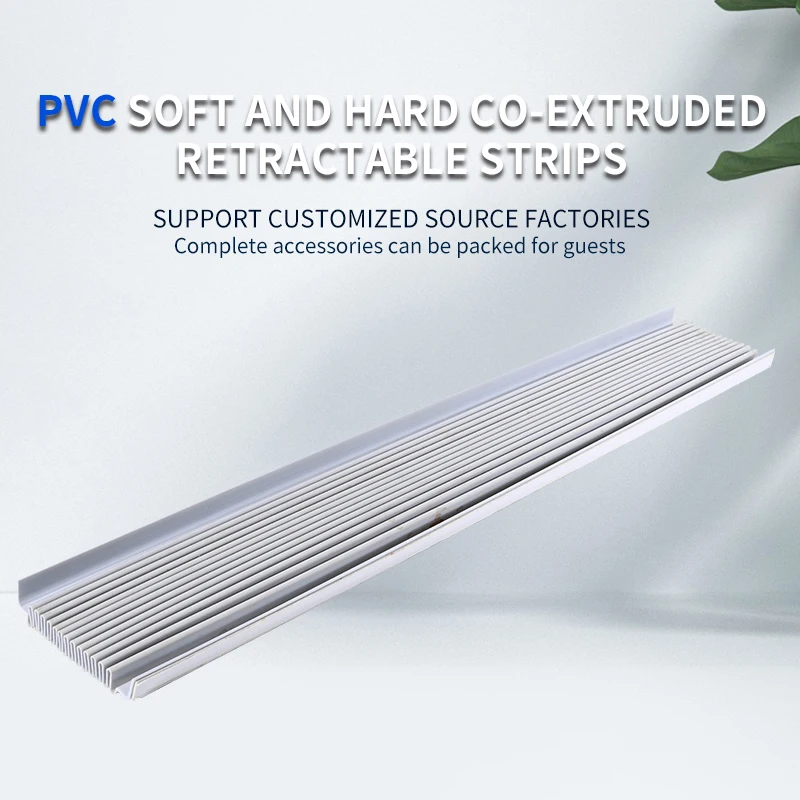 Pvc Flat Bar Extrusion White Polyvinyl Chloride Pvc Rectangular Plastic Strip Profile Solid Plastic Flat Bar manufacturer