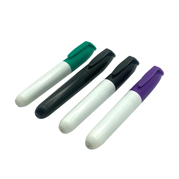 factory custom non toxic waterproof oil based black mini marker permanent paint art marker pen with single fine tip for bottle