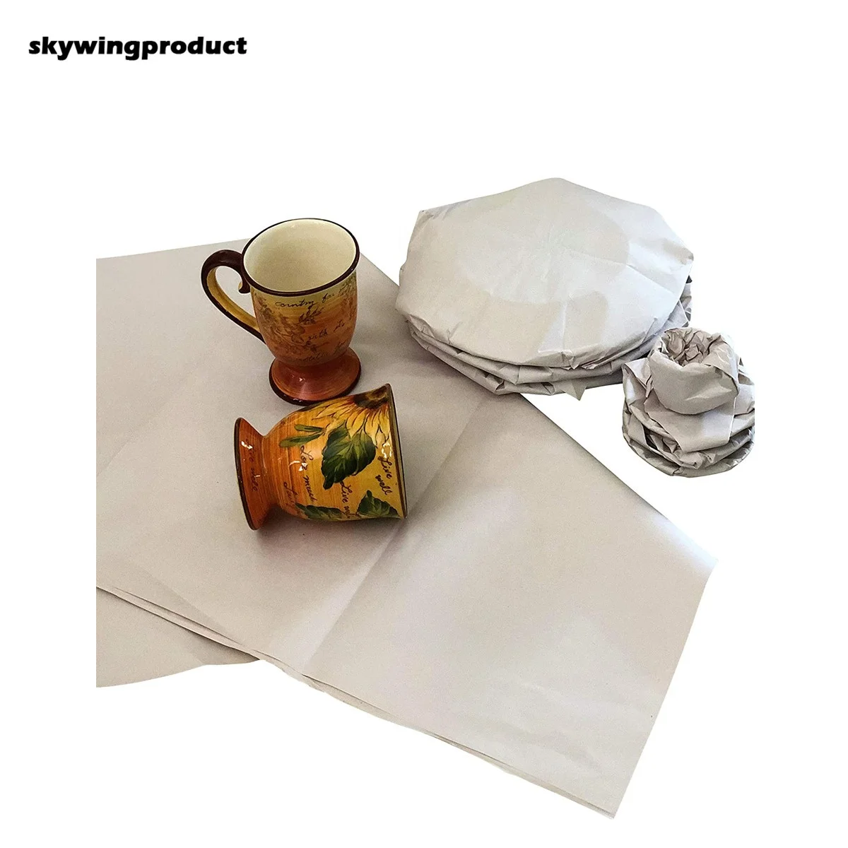 Wholesale factory Packaging Paper Size 27 x 17 inch Unprinted Clean Newsprint Paper for Wrapping and Protecting Fragile Items