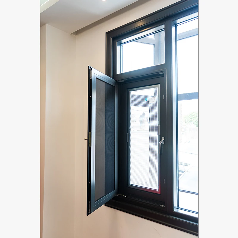 Minimalist design double glazed windows narrow frames panoramic picture windows custom insulated aluminum fixed windows