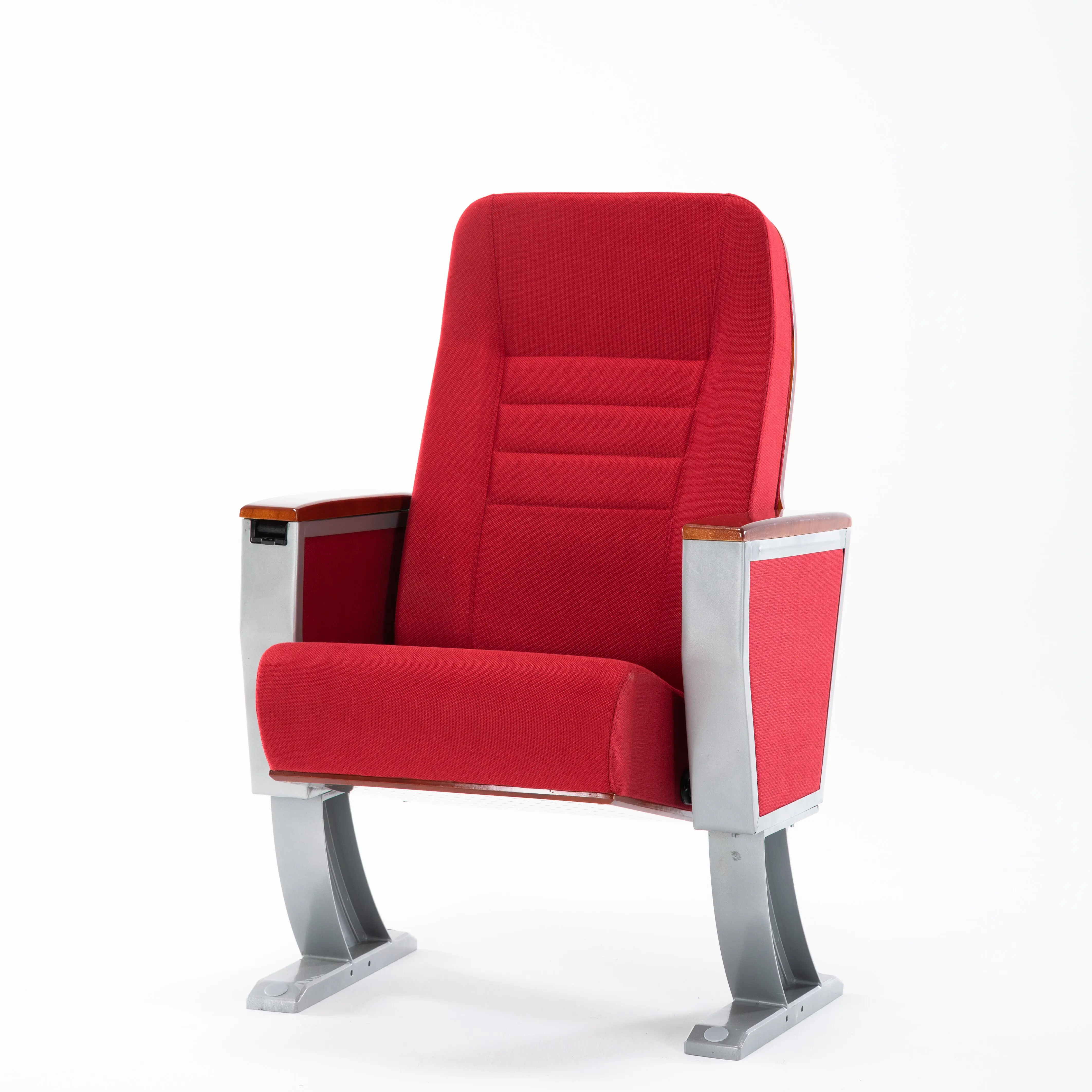 Durable Modern Home Fabric Folding Theater Auditorium Cinema Chairs for Church Hall School & Hotel Made of Metal