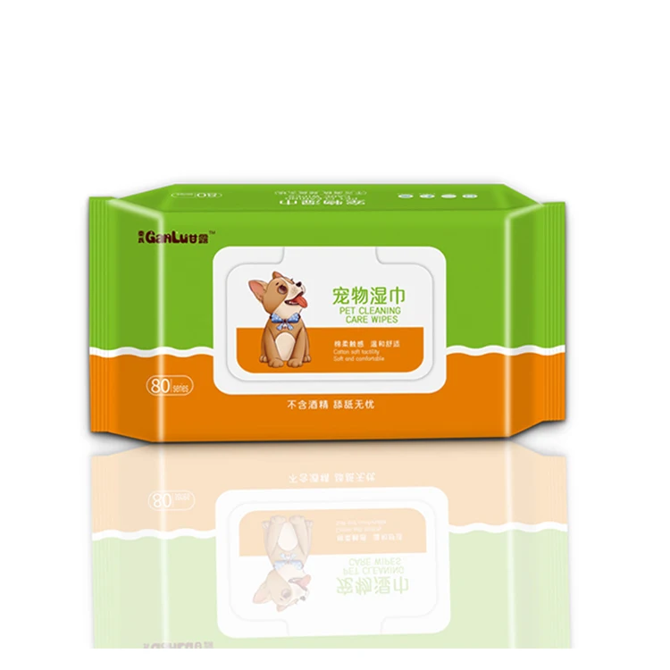 New Pet Toothbrush Wipes For Dog Cat Dental Teeth Ear Eye Cleaning Breath Fresh Toy Wet Pet Wipes