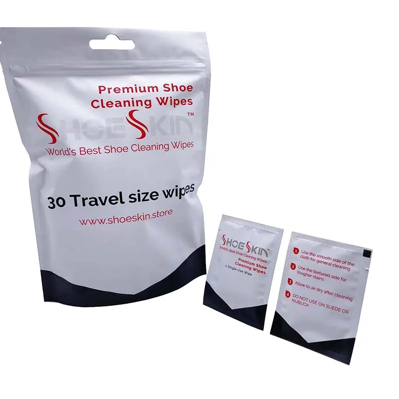 Eco Friendly High quality Private Logo Sport Shoe Sneaker Cleaning Disposable Cleaner Wet Wipes