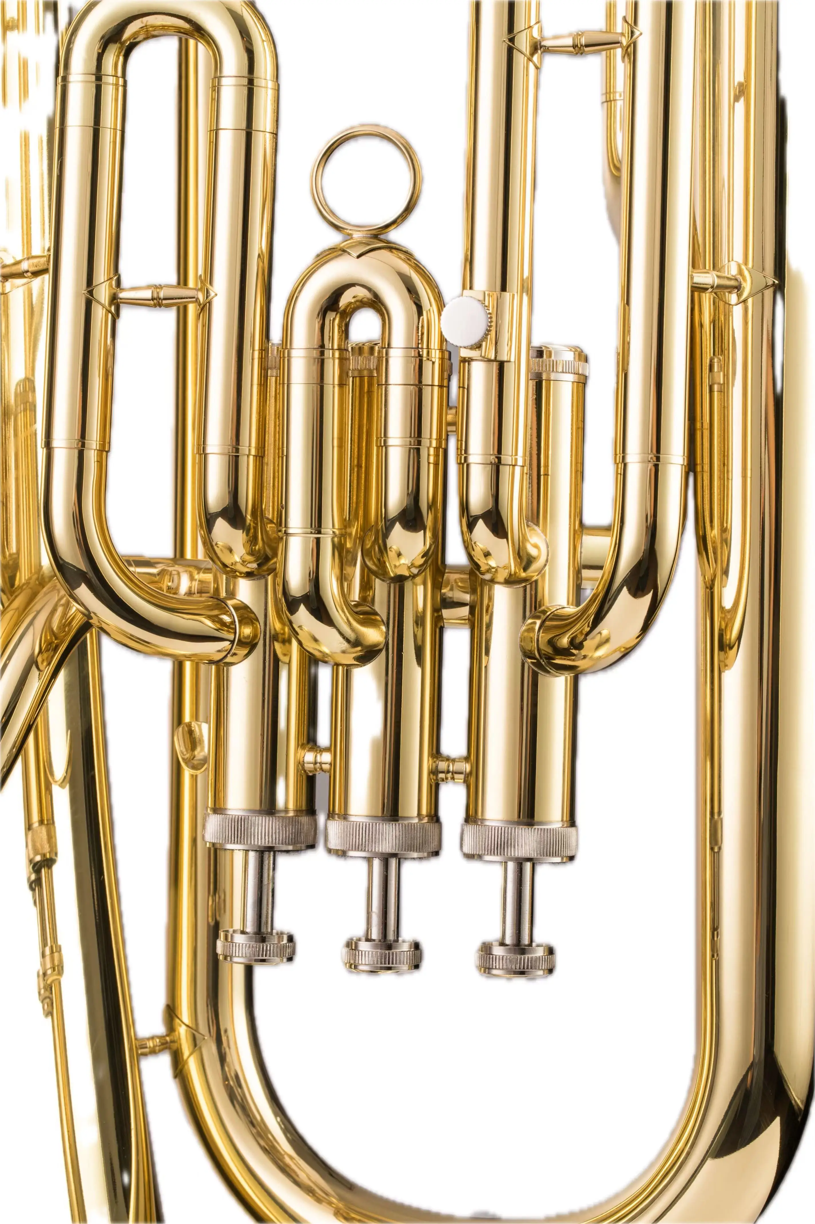 High grade 3 piston professional euphonium Bb brass material cupronickel valve gold lacquered euphonium tuba 28cn horn