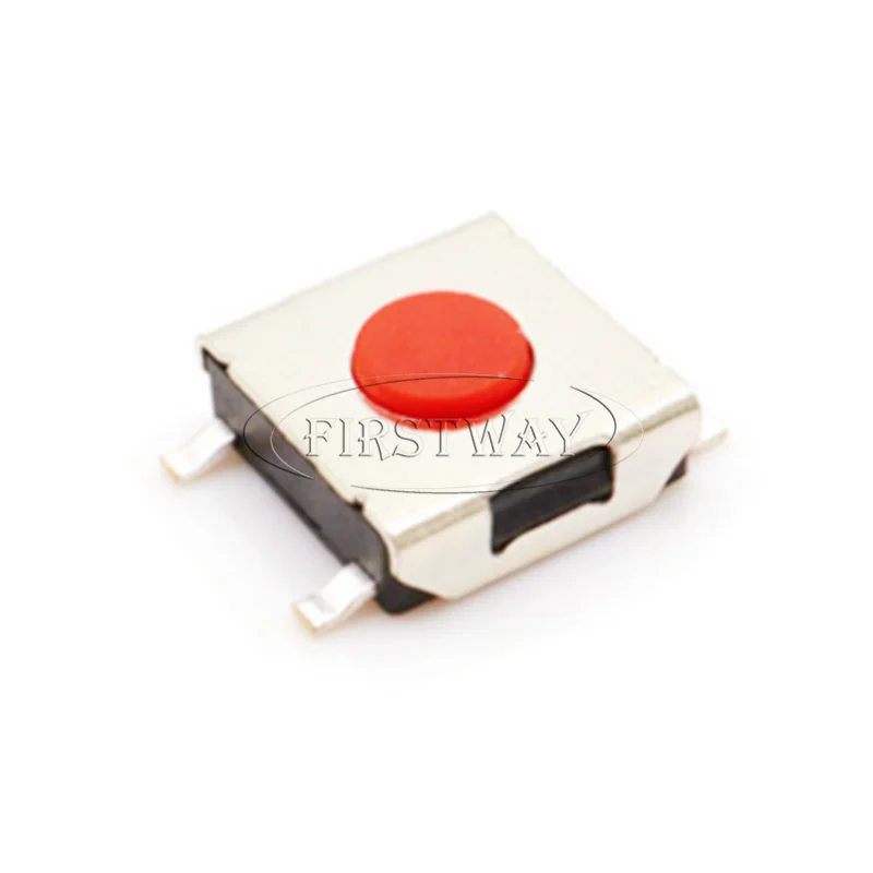 6x6x2 5 мм 4pin 1000 шт./пакет тактильная Кнопка красный C a p SMD SMT 2 (высота)