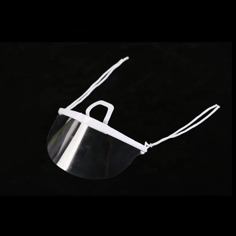 Transparent Anti-fog Face  Plastic Comfortable Spittle  Tattoo Mouth Cover Kitchen Catering