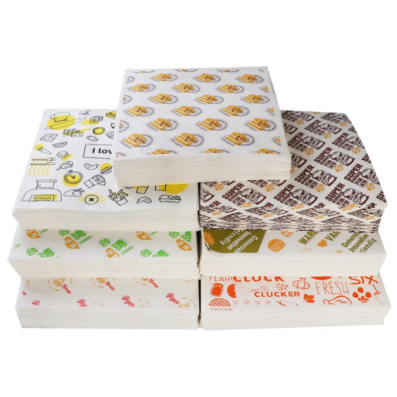 Food Grade Oil Proof Paper Baking Wrapping Paper Disposable Greaseproof Baking Paper for Party