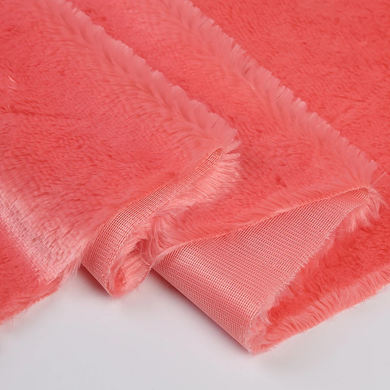 ETong Factory 15MM PV Plush South Korean Cashmere Fabric Luxury Faux Fur 100% Polyester Hometextile Fabric