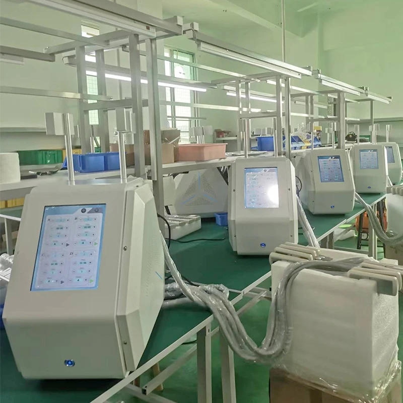 Best Selling EMS Cryoskin Body Shaping Fat Burning Cellulite Reduce Slimming Machine With 2 Round Handles and 2 Square Handles