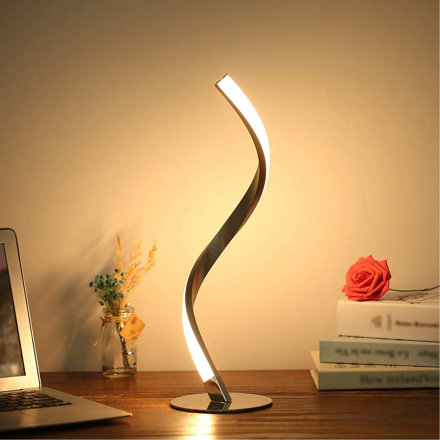 snake shaped creative desk lamp Learn to read LED touch dimming