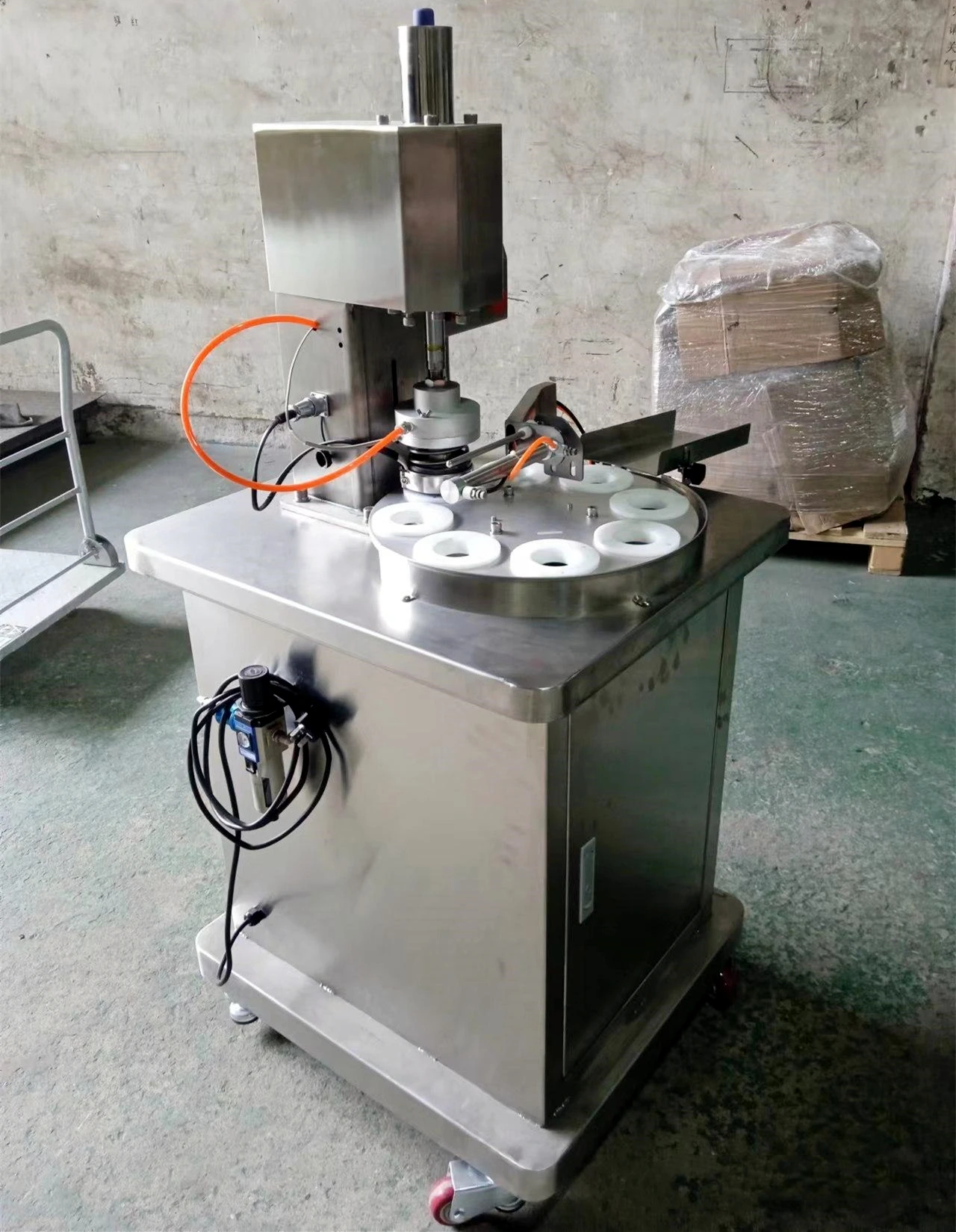 New Design Portuguese Egg Tart Making Forming Machine Egg Tart Shell Skin Maker Press Machine