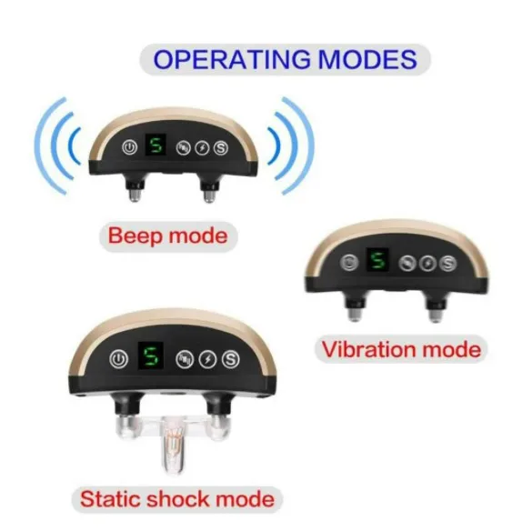 Factory wholesale Hot sale Pet products LED intelligent ultrasonic shock Fully automatic training Bark control device for dog