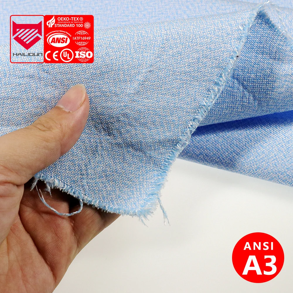ANSI Cut устойчивая ткань UHMWPE полиэфирная нейлоновая для функциональных багажных перчаток специальная к порекам одежда