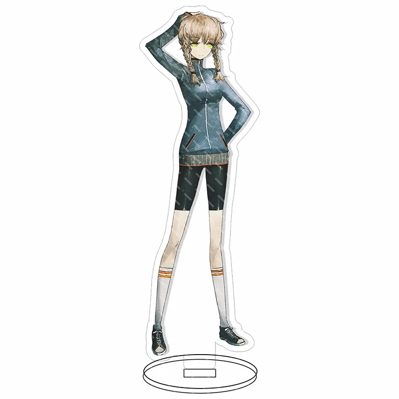 21 Styles Animation Products Steins Gate Anime Acrylic Stand Model Cosplay Figure Desk Decor Prop Fans Gift