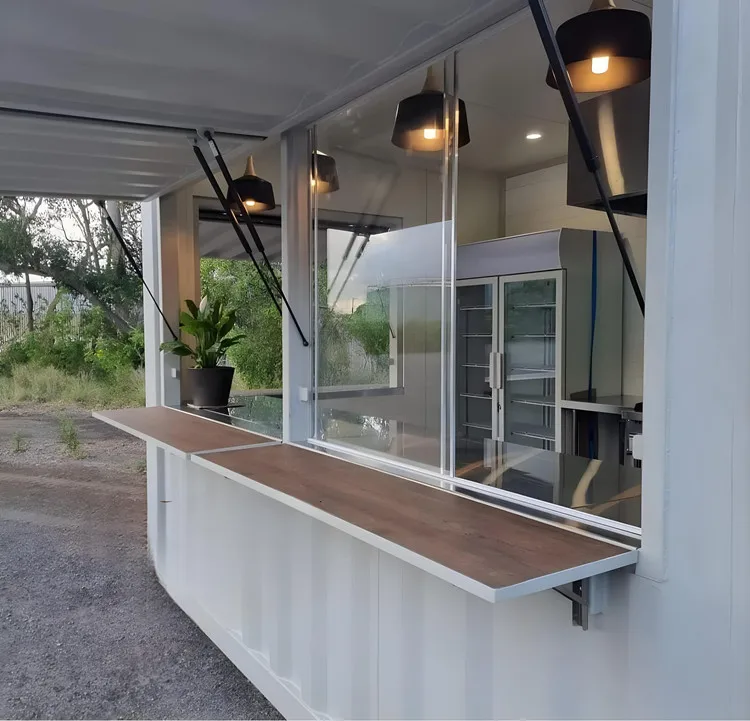 Convenient Pizza Fully Equipped Concession Mobile Kitchen Container Best Selling Container For Kitchen