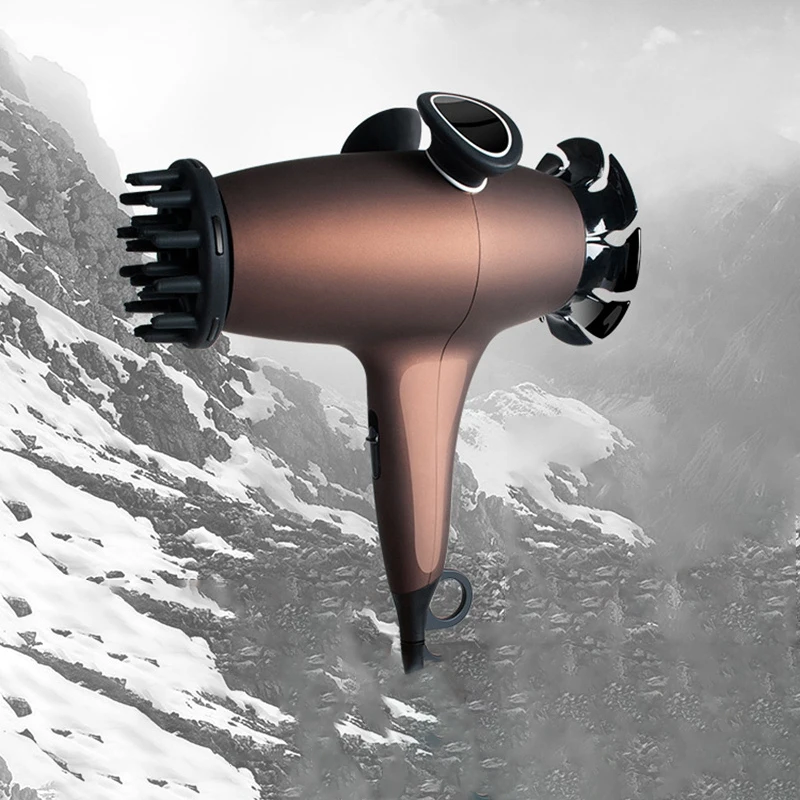 
No noisy professional hair dryer message function blow dryer with DC motor ionic hot and cold wind 