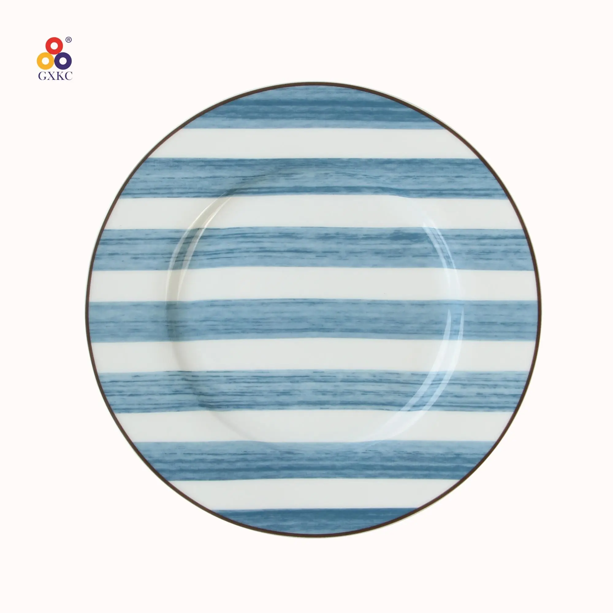 New Products In The Market GXKC 20Pcs Royal Blue New Bone china Porcelain Dinnerware Sets