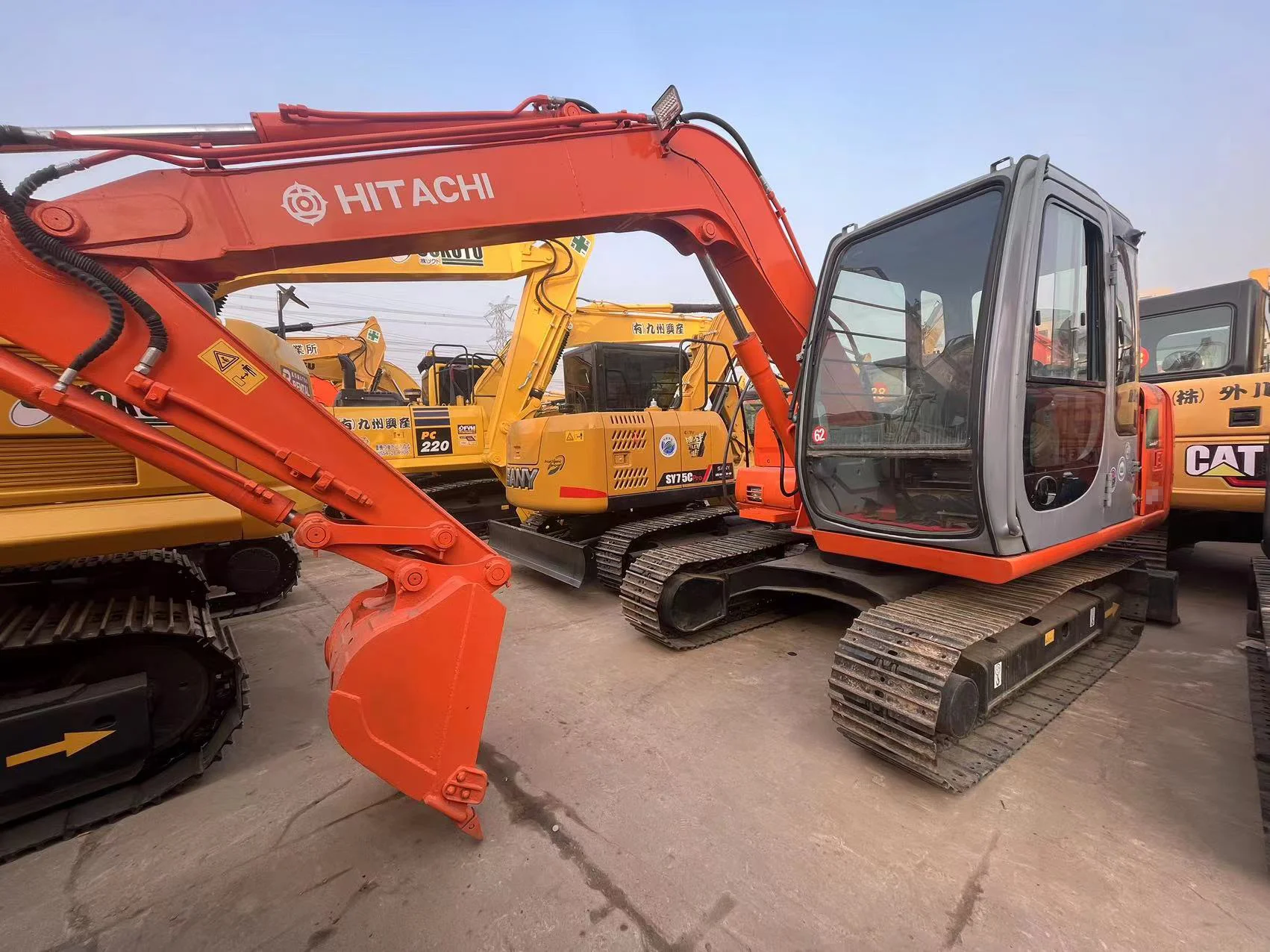 6 ton Used HITACHI EX60-5 hydraulic crawler excavator second-hand Hitachi EX60-5 excavator