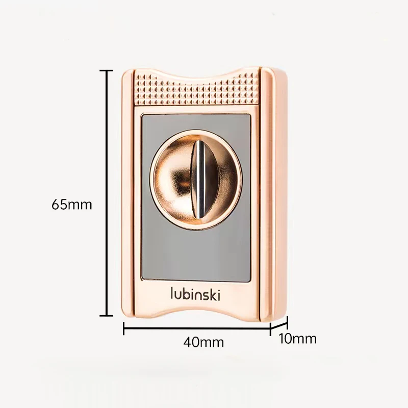 Personalized Luxury Cigar Cutter Smooth Blades Easy Split for Sale