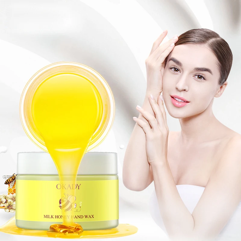 Wholesale Hand Skin Care Peel Off Repairing Smoothing Milk Honey Hand Wax Exfoliating Calluses Hydrating Hand Wax