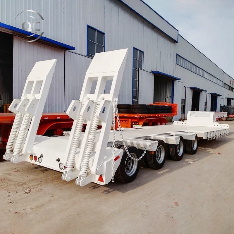 ZW Group 3 axles cimc trailers 40ft container trailer lowbed semi trailer for sale