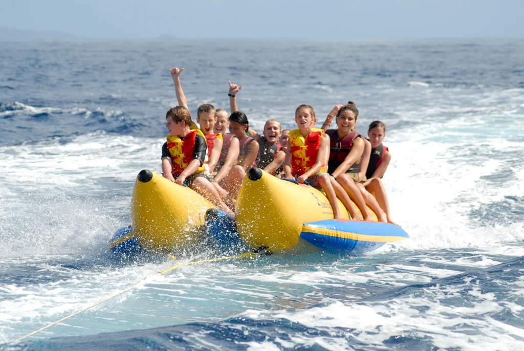 XZ OEM ODM Factory High Quality Water Pool sea inflatable banana boat For Sale