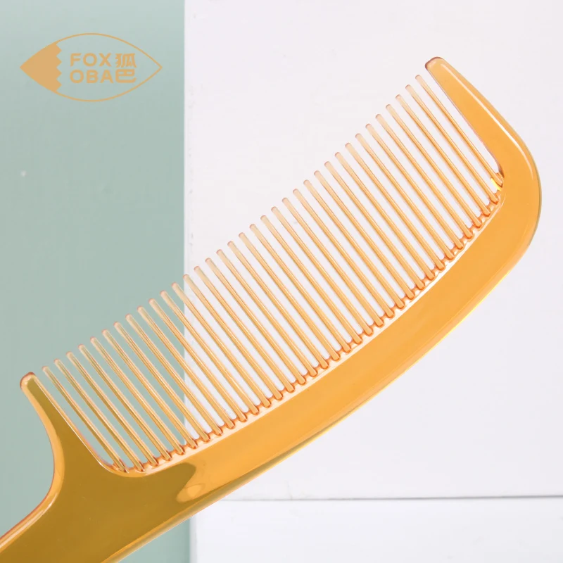 Wholesale Professional Salon Hair Styling Plastic Parting Hair Combs Custom Logo Heat Resistant For Barber Hair Cutting