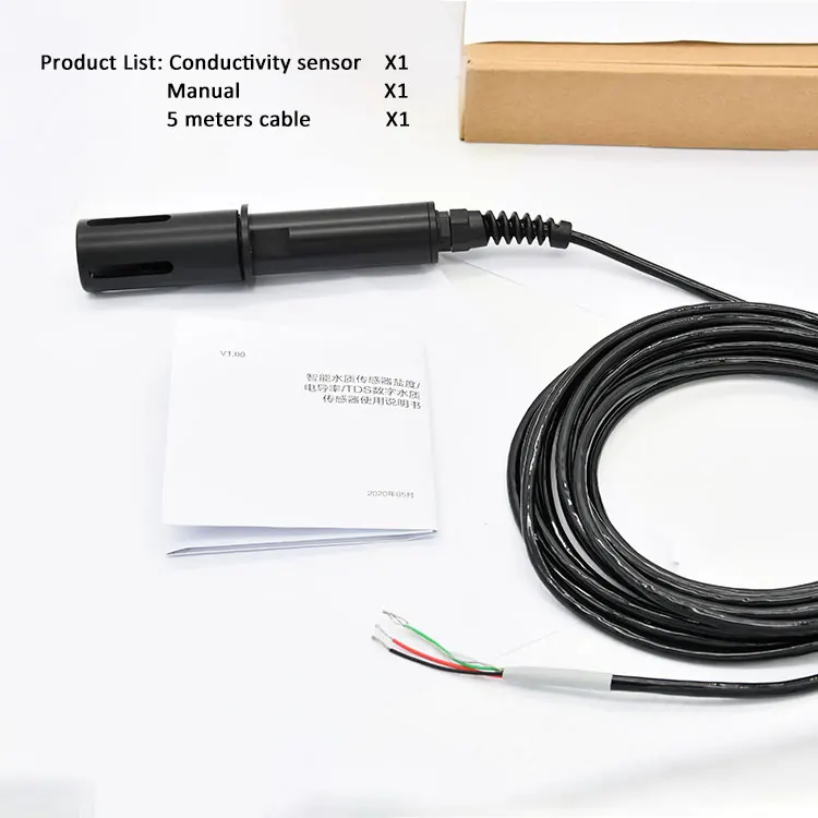 KNF-102H flow through conductivity sensor