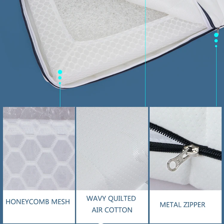 Factory single mattress topper waterproof anti-bedsore folding poe air fiber polymer vermicelli mattress