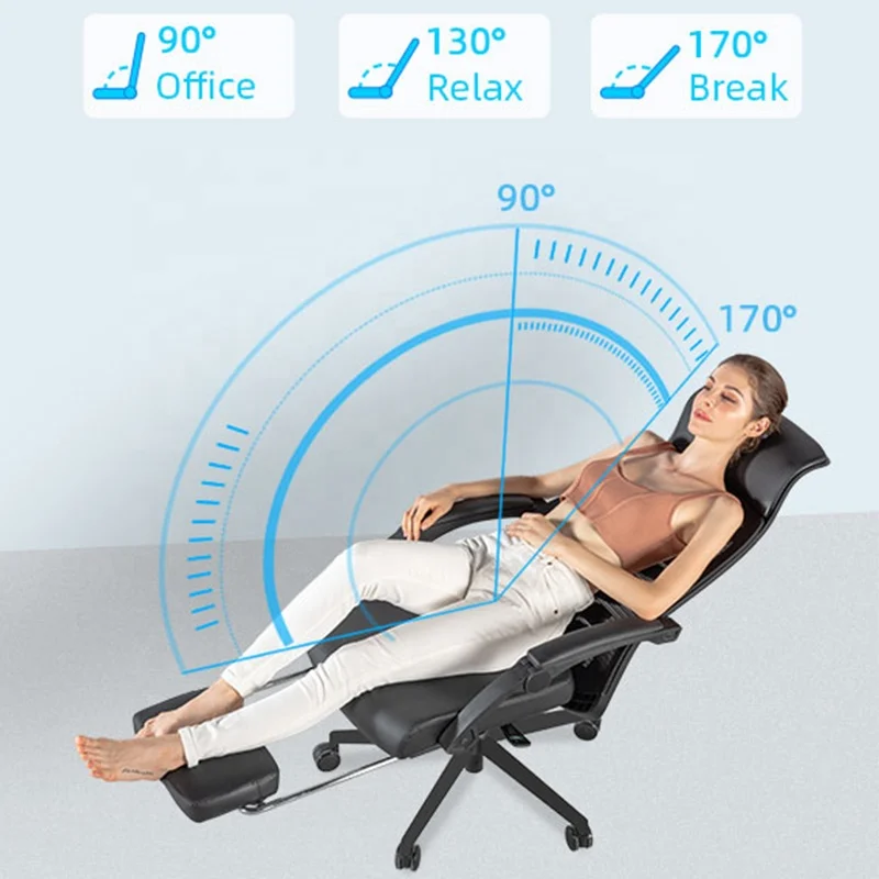 office chair Wesome manager executive office furniture ergonomic chair fabric mesh chair with foot rest