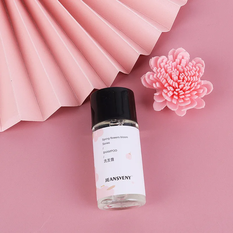 Custom Logo 35ml Gardenia Mini Shampoo Shower Gel And Conditioner Kit Spa Hotel Guestroom Bath Toiletries Set For Hotel