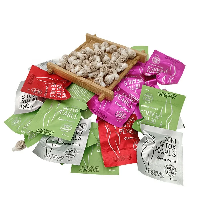 Chinese Factory Wholesale 100% Original Yoni Detox Pearl Yoni Pearls Clean Point Tampons Womb Detox Pearls