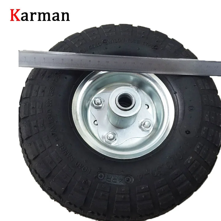 10 inch Air Wheel 260x85 Pneumatic Rubber Wheels for Hand Trolley Truck Garden Wagon Folding Children Cart