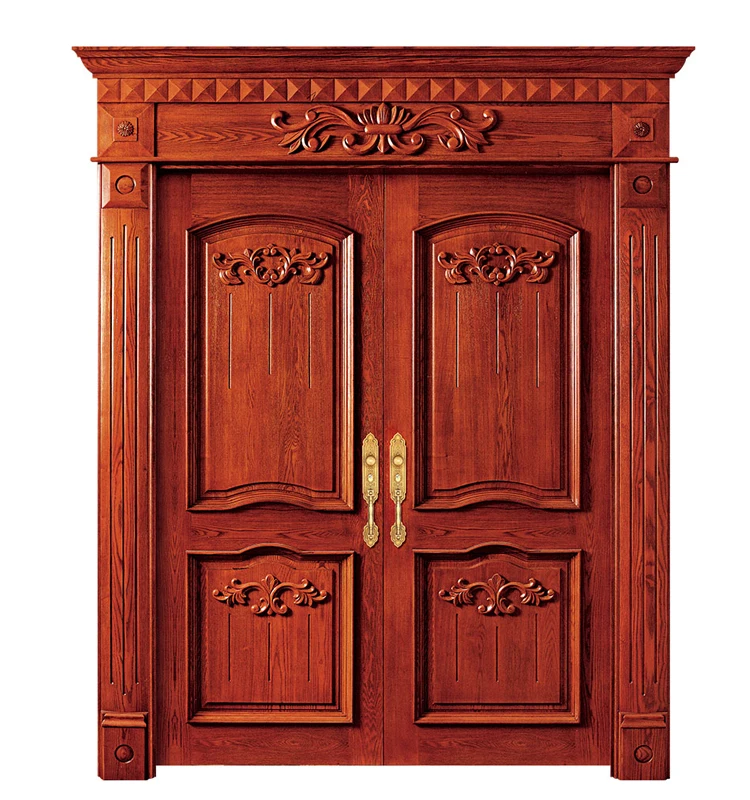 Дверь из дерева акации/межкомнатные двери массива высококачественные двойные входные