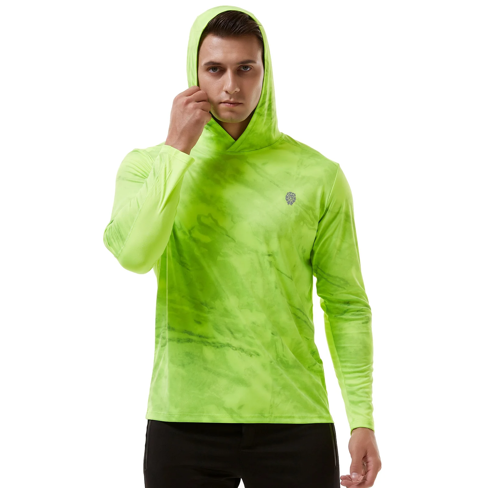 Купальный костюм с защитой от ультрафиолета 50 +, защита от ультрафиолета, одежда для защиты от солнца с капиллярами для отвода влаги из полиэстера и спандекса для мужчин с длинным рукавом сетки от ультрафиолетовых лучей рукава рубашки Рашгард Защита от У