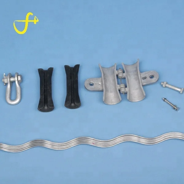 Guy grip dead end wire aluminum hanger tension cable clamp