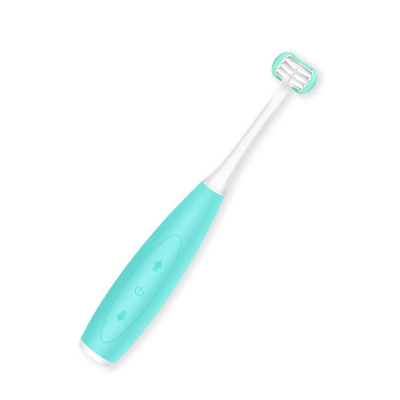 3D Side Sonic Electric Toothbrush 3 Side USB Rechargeable Replacement Brush Head 5 Mode Waterproof 2 Minute Timer 30S Remind
