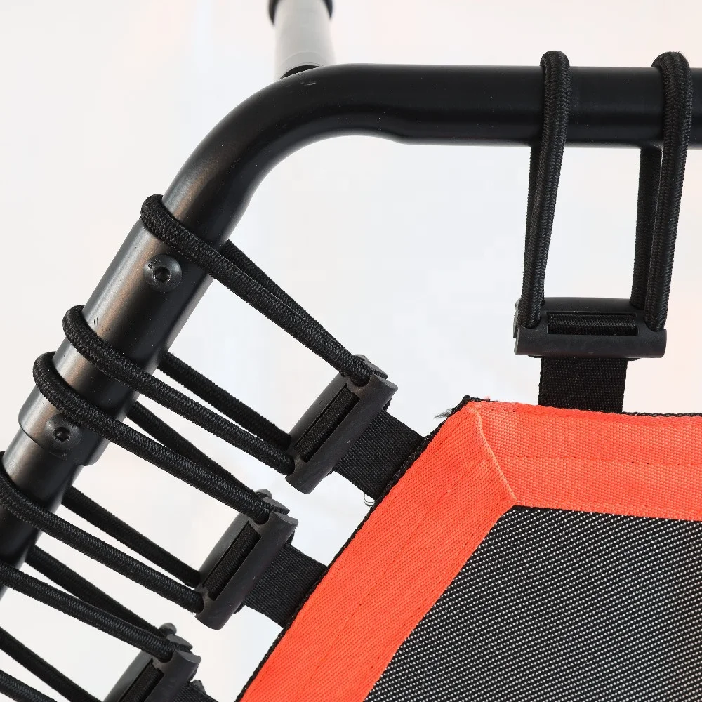Detachable High Quality Fitness Equipment Kids Single Bungee Jumping Hexagonal Trampoline With Handle indoor and outerdoor