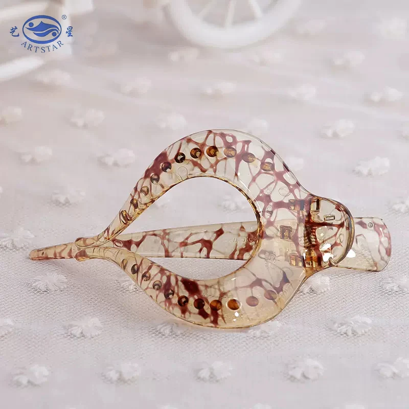 Artstar 5179 10cm Larger Plastic Alligator Hair Clips  for Hair