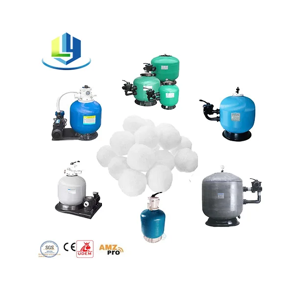 
30-50Mm Backwash Staple Fiber Filter Ball Fiber Media For Waste Water 