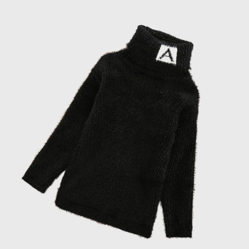 
 Детская вязаная водолазка Taidieer для девочек, детский пуловер на заказ, свитер  