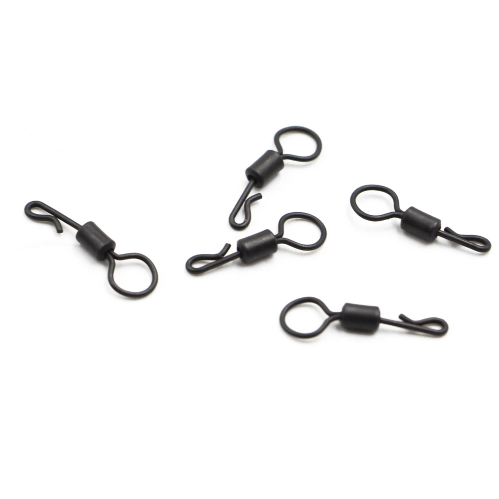 High quality Carp fishing accessories China made quick change rolling barrel swivels