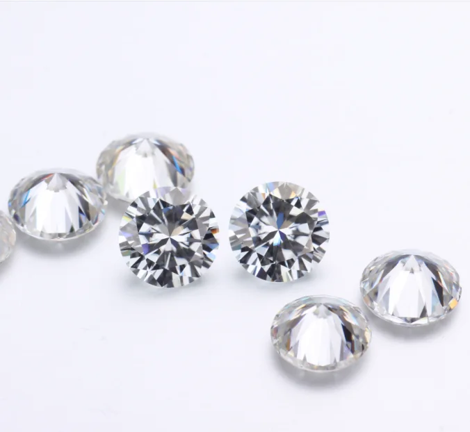 Best Round cut Moissanite Manufacturer Direct Sell D color Loose Wholesale Moissanite