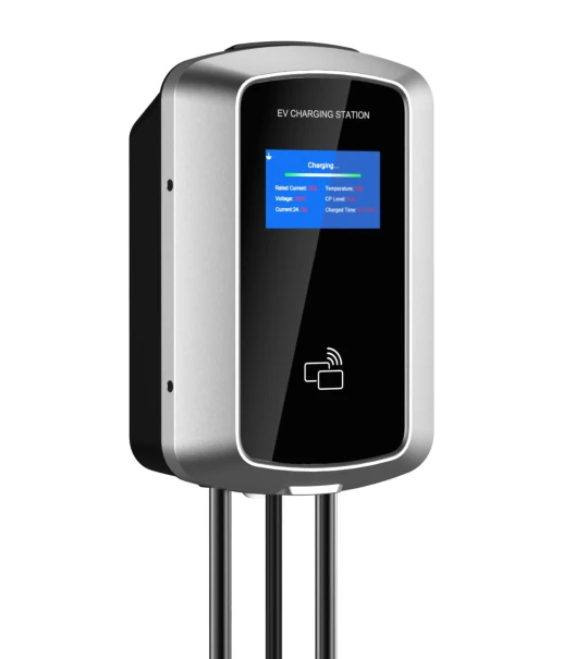 4-местная черная 7kw пластиковая модель 7kw ac ev зарядное устройство
