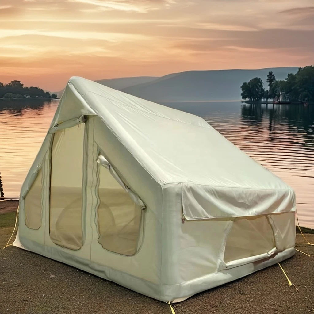 Best Price Waterproof PVC Air Pole Inflatable Tent for Outdoor Camping