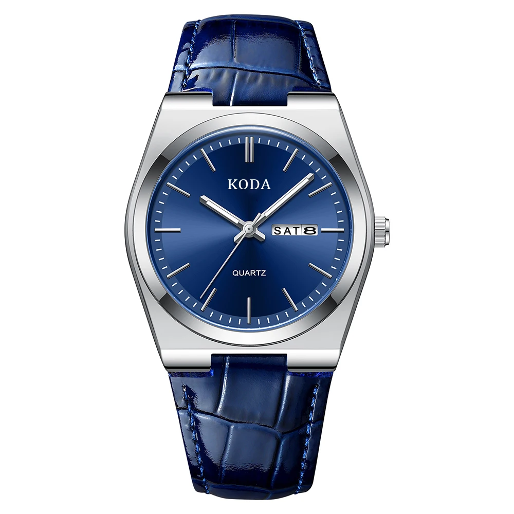 High Quality Classic Business Leather Analog Watch For Men Luxury Wholesale Watch Quartz Leather Watch