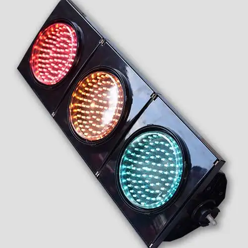8 Inch 200mm Semaforos Led Traffic Signal Light Head With Black PC Housing